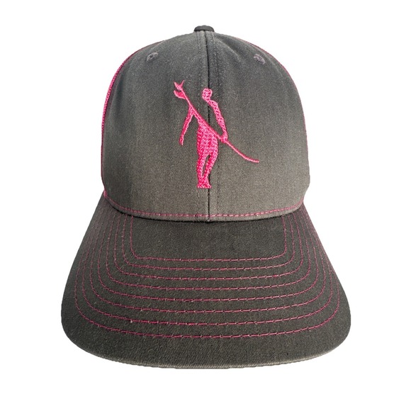 Accessories - Surf Blue Dawn Patrol Performance Adjustable Snapback Mesh Hat Pink Gray